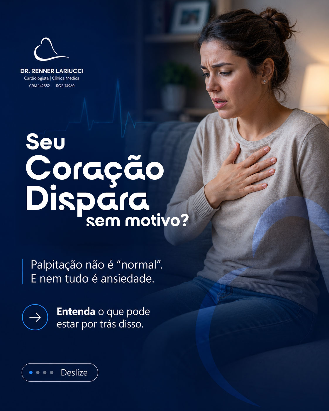 Seu coração dispara sem motivo? Entenda o que pode estar por trás