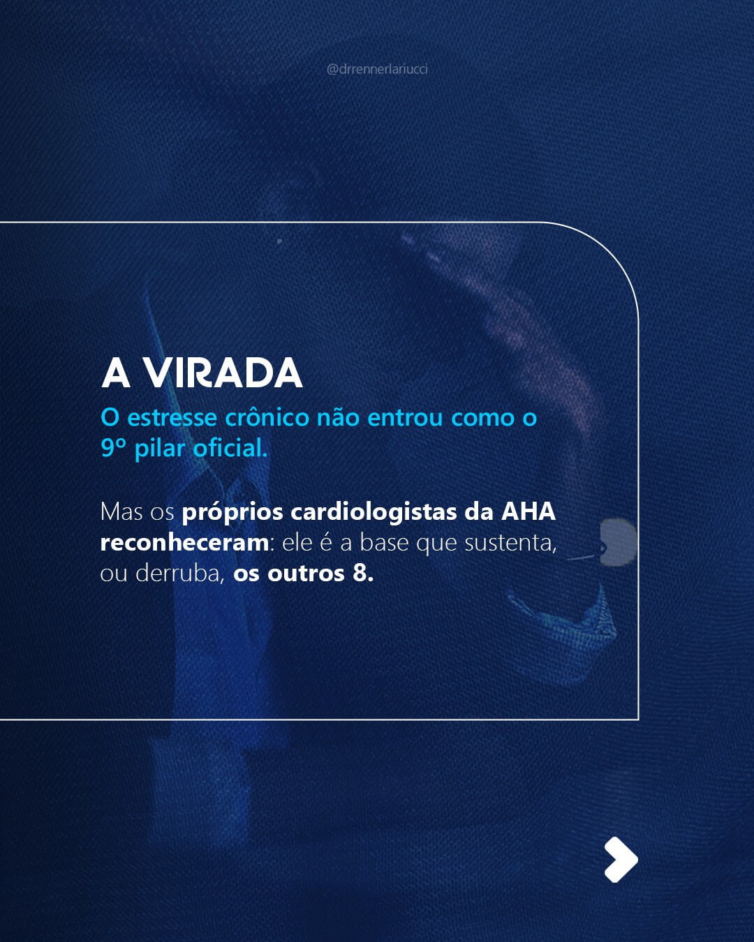 O estresse não é um dos 8 pilares oficiais da saúde do coração.
